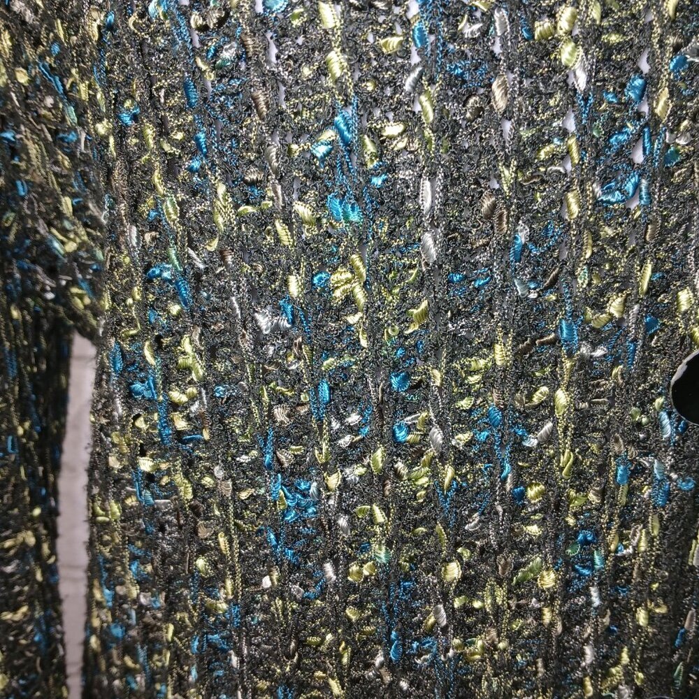 Sigrid Olsen Button Front Cardigan Multi Colored … - image 6